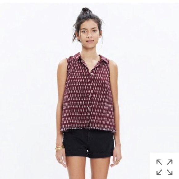 Madewell Tops - Madewell Sleeveless Button down